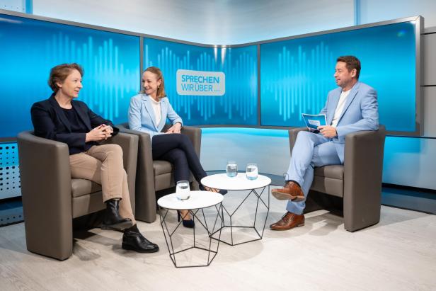 Johnson & Johnson zu Besuch bei KURIER TV "Sprechen wir über"