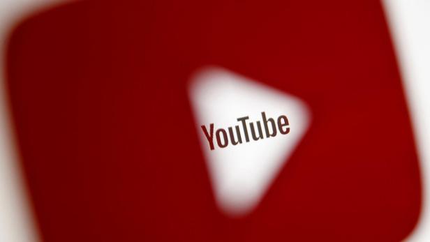 Das rote YouTube-Logo mit dem weißen Wiedergabe-Button in der Mitte.