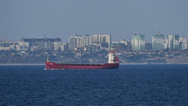 Frachter vor der ukrainischen Hafenstadt Odessa.