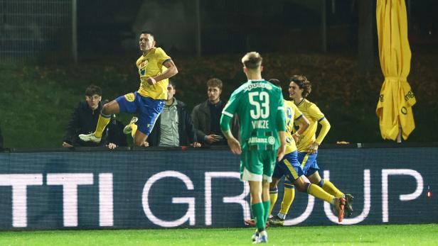 Rapid schied auf der Hohen Warte gegen Stripfing im Cup 2024 aus.