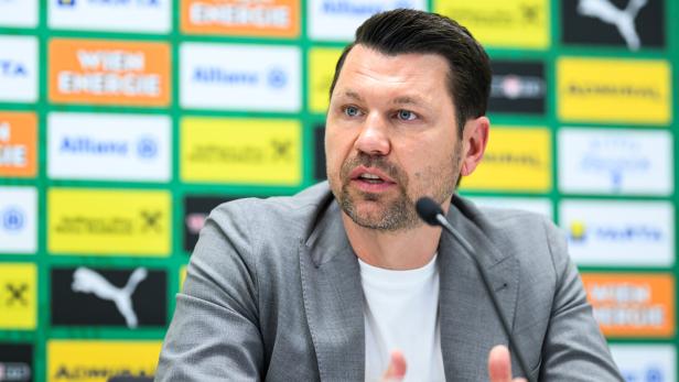 FUSSBALL: PK RAPID VORSTELLUNG STÖGER ALS NEUER TRAINER: KATZER