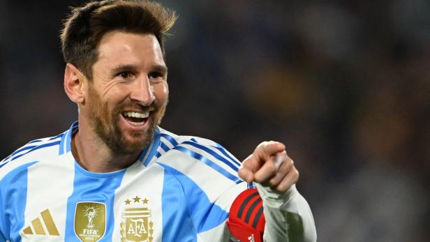 Lionel Messi im Trikot des Nationalteams.