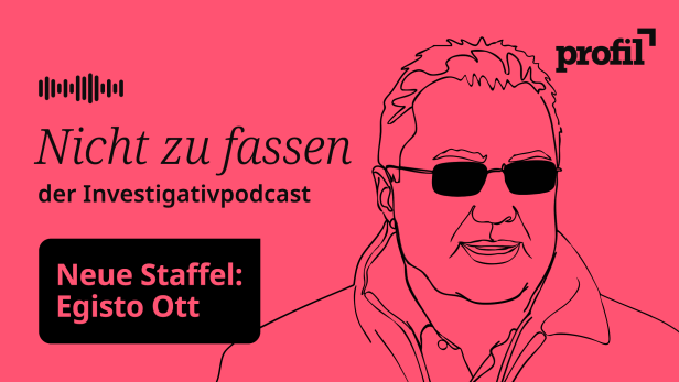 Banner für einen Podcast über einen Mann