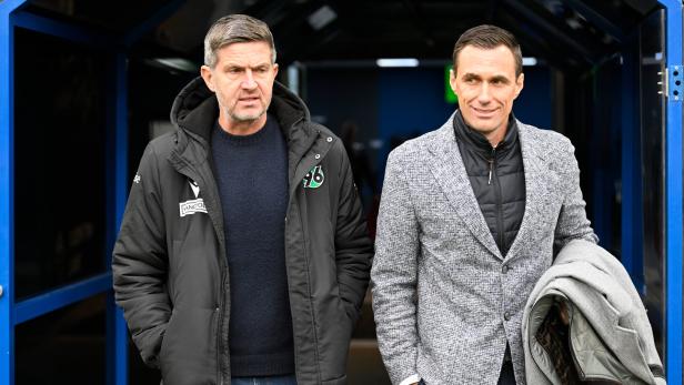 Marcus Mann (re.) ist noch bei Hannover