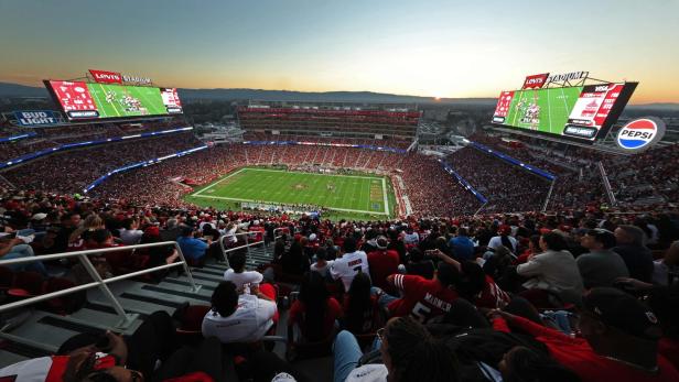 Das Stadion der San Francisco 49ers