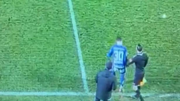 Fridrikas bei seiner Einwechslung