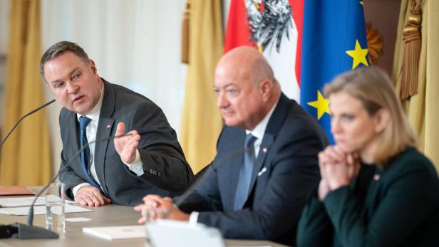 MINISTERRAT: PRESSEFOYER - BABLER/STOCKER/MEINL-REISINGER