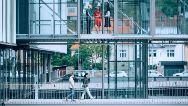 Eine Aufnahme vom Uni Campus Krems.