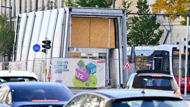 ++ THEMENBILD ++ U-BAHN / U-BAHN-BAU / U2XU5-AUSBAU / BAUSTELLE / WIENER LINIEN