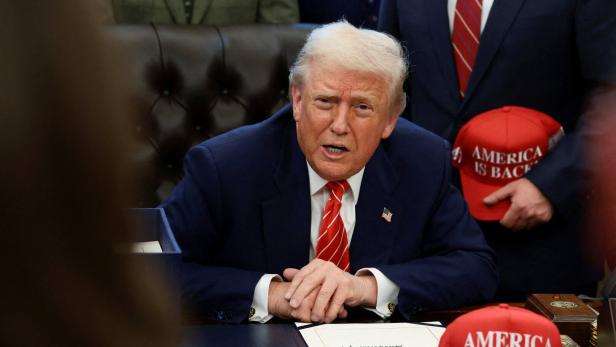 FILE PHOTO: U.S. President Donald Trump at the White House in Washington