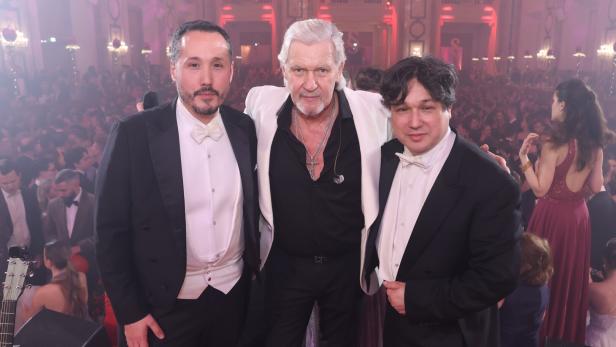 Alexander T. Scheuwimmer, Johnny Logan und Reinhard Hohenegger
