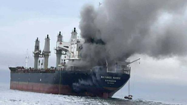 Thai-flagged vessel struck by Iranian missiles in Strait of Hormuz