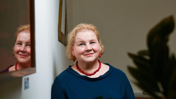 Korinna Schumann (SPÖ) in ihrem Büro in Wien