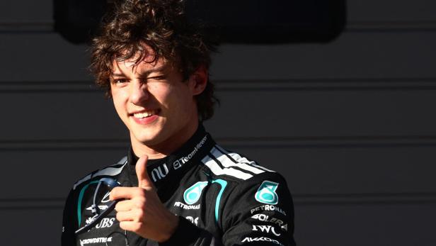 Kimi Antonelli ist mit 19 Jahren der jüngste Formel-1-Fahrer auf der Pole Position