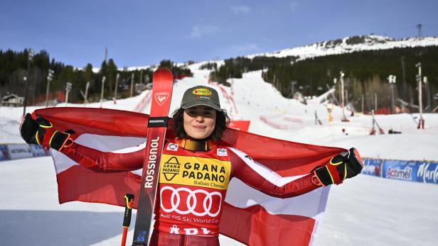 Julia Scheib holte als erste Österreicherin seit 2016 den Riesentorlauf-Weltcup