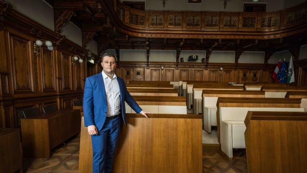 Alexis Pascuttini im Grazer Gemeinderat