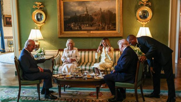 Britain's King Charles and Queen Camilla in the United States for state visit