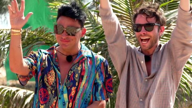 Matthias Mangiapane (l.) und Gino Bormann bei "Kampf der RealityAllstars" 