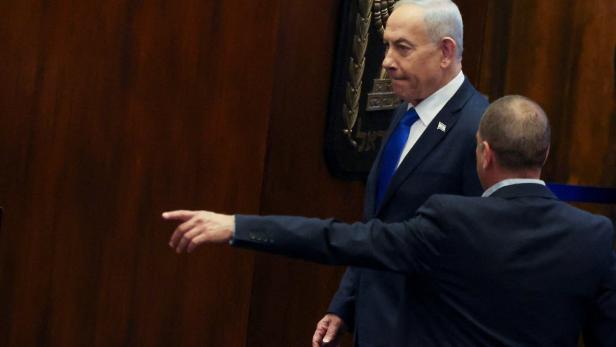 Israeli PM Netanyahu attends a vote to elect Israel's next state comptroller at the Knesset, in Jerusalem