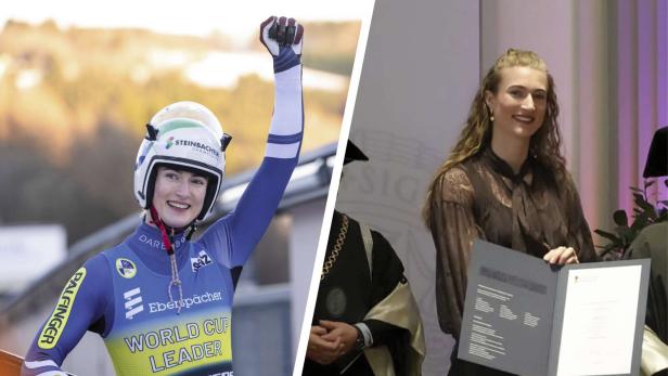 Die zwei Welten von Madeleine Egle: Im März schloss die Tirolerin ihr Studium ab, im November feiert sie nach Dopingsperre ein Comeback.