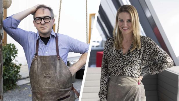 Top-Koch Max Stiegl und Moderatorin Christine Reiler