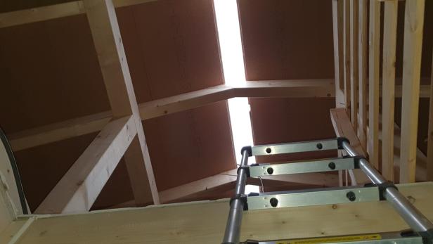Dachkonstruktion mit Unterdach von Vario Haus.