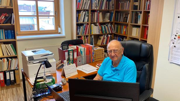 Gerhard Floßmann aus Loosdorf forscht über seien Heimat.
