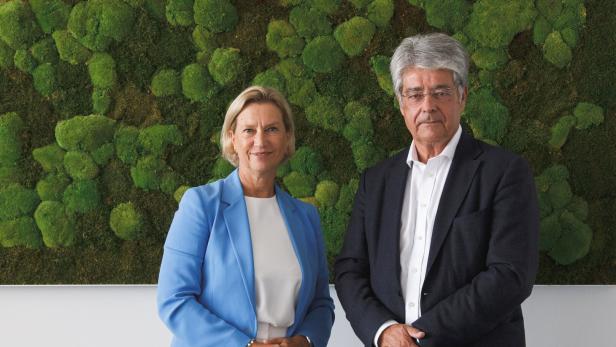 Marion Mitsch und Wolfgang Hesoun vom Fachverband der Elekto- und Elektronikindustrie FEEI.