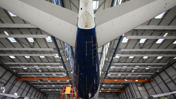 AeroSHARK-Installation an einem Airbus A330