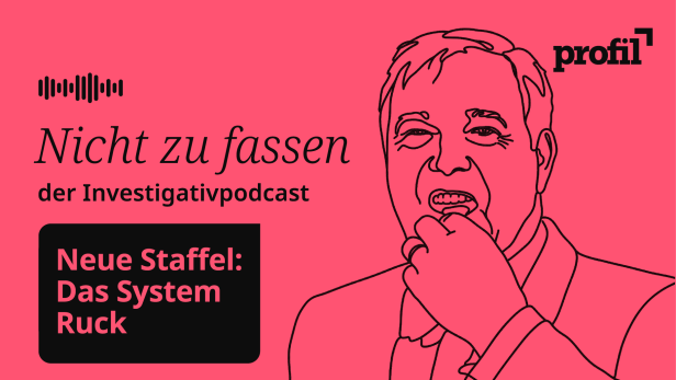 Das Sujet für den profil Nicht zu Fassen Podcast zu Walter Ruck