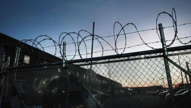 US-PROTESTORS-RALLY-OUTSIDE-DELANEY-DETENTION-CENTER-AFTER-DETAI