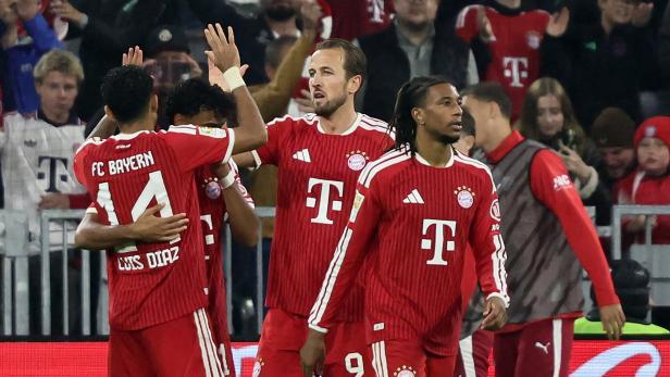 Bayerns Tor-Gala gegen Leipzig: Kane, Olise und Diaz mittendrin.