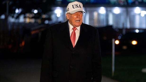 US President Donald Trump Returns to the White House