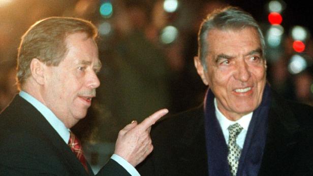 ARCHIVBILD: HELMUT ZILK UND VACLAV HAVEL